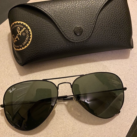 Ray-Ban Aviator Classic ALL Black - Picture 9 of 9